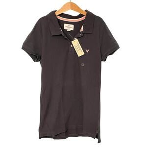 American Eagle Oufitters Brown Womens Polo S NWT